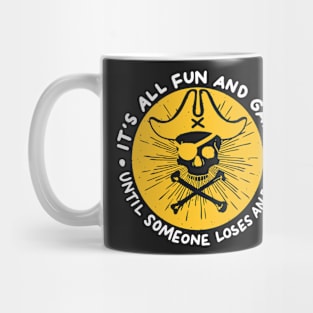 All Fun and Games Pirates Online Gaming Gift Mug